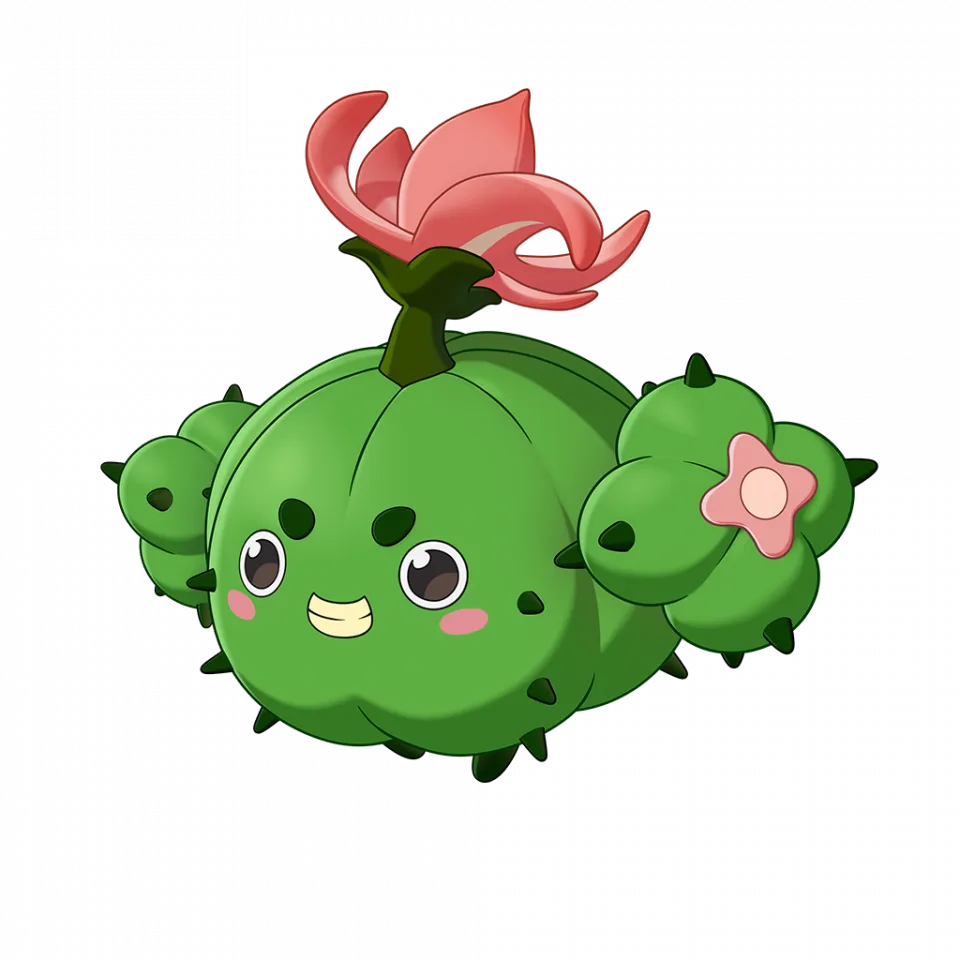 BengbengcaoDuanmaoqiuxingtai (蹦蹦草（短毛球形态）) - Roco Kingdom: World Grass spirit image, skills and evolution