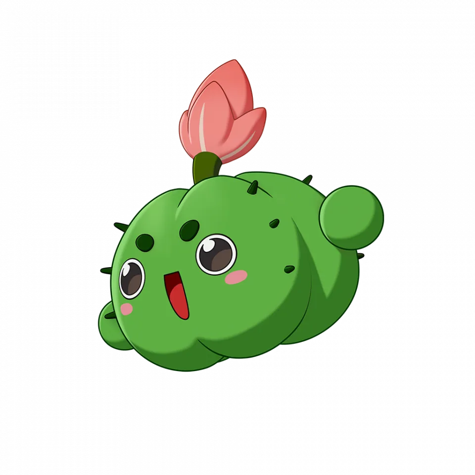 BengbengzhongziDuanmaoqiuxingtai (蹦蹦种子（短毛球形态）) - Roco Kingdom: World Grass spirit image, skills and evolution