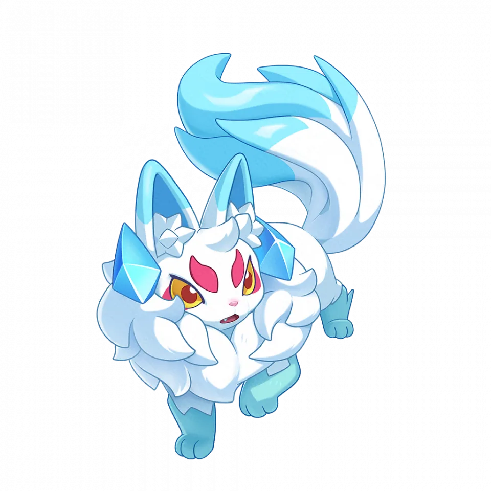 Huanxueshou (幻雪兽) - Roco Kingdom: World Ice spirit image, skills and evolution