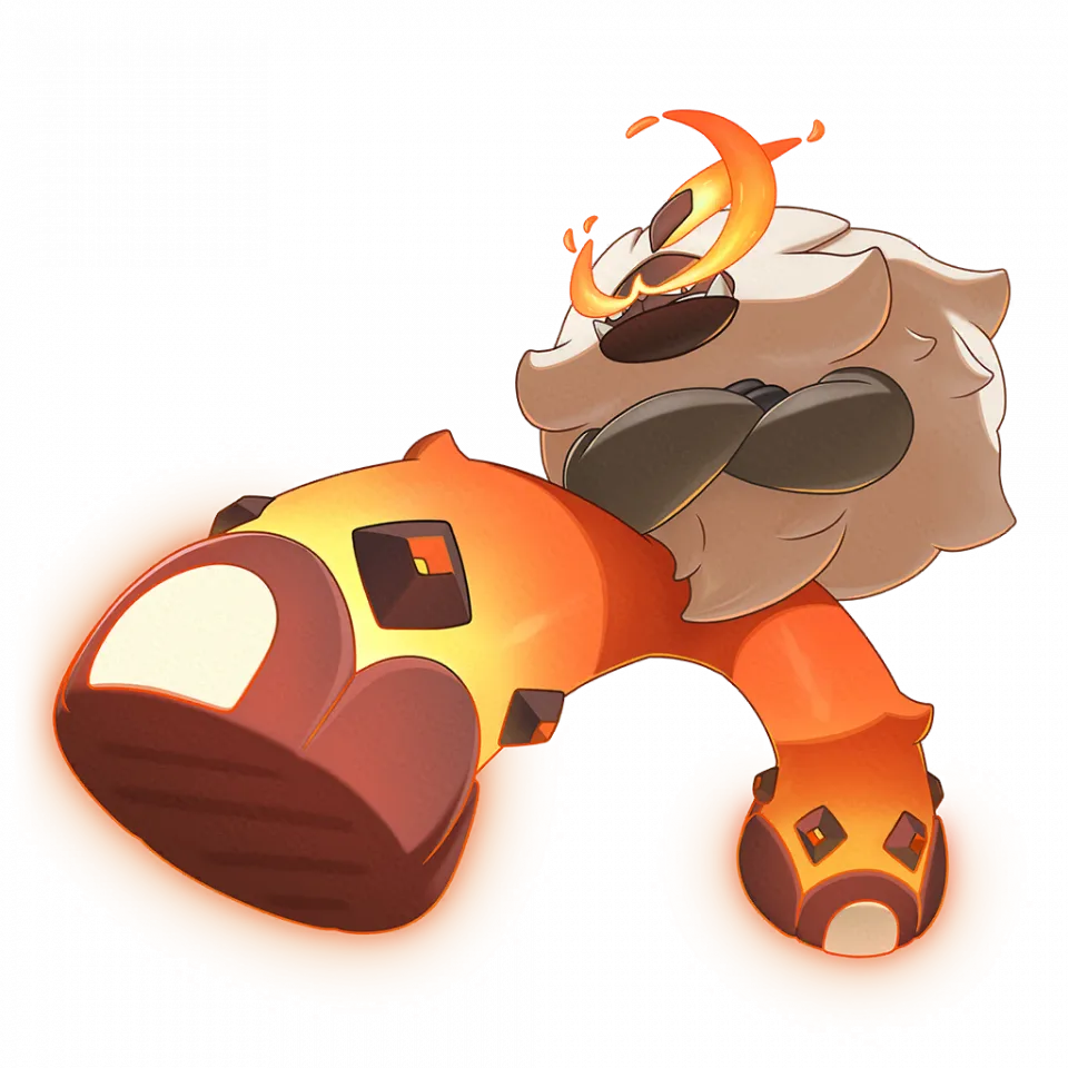 Huojuren (火巨人) - Roco Kingdom: World Fire spirit image, skills and evolution