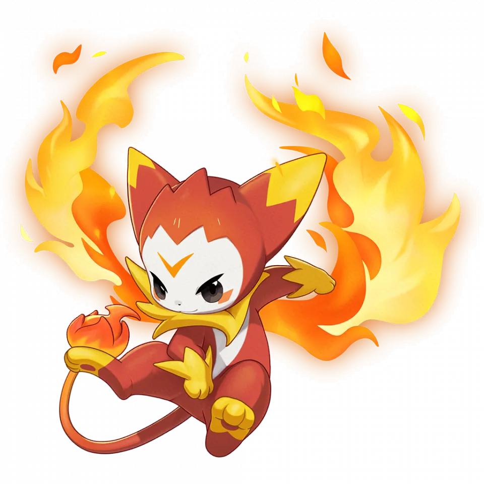 Shenghuodimo (圣火迪莫) - Roco Kingdom: World Light spirit image, skills and evolution